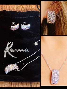 Roma Designer Jewelry Swarovski Set